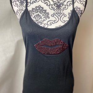 KATAYONE ADELI kiss me now tank top.